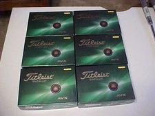 NEW 2024 6 DOZEN (72 GOLF BALLS)  TITLEIST YELLOW AVX GOLF BALLS, NO EXTRA LOGOS