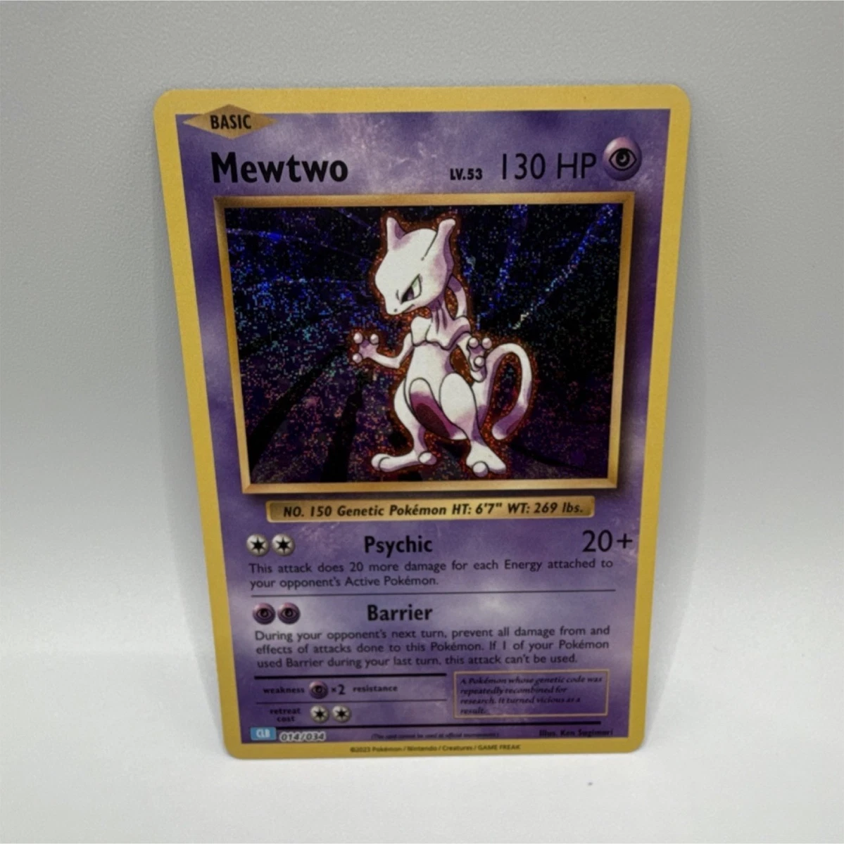 Mewtwo 014/034 Trading Card Game Classic for sale | eBay