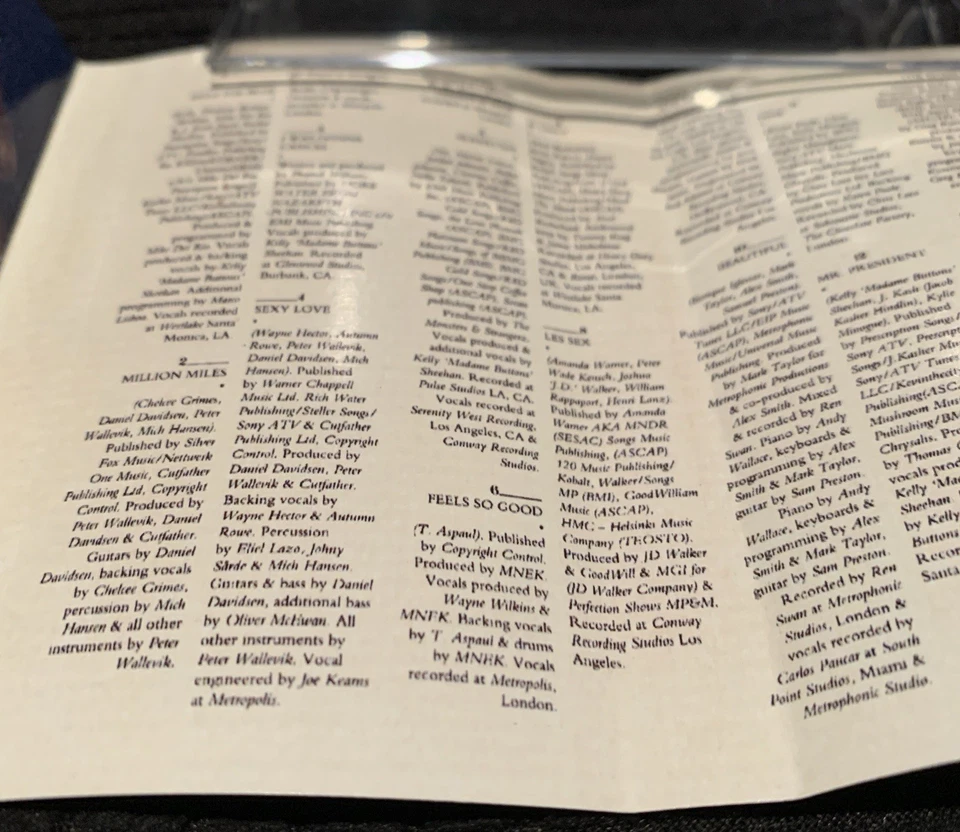 KYLIE MINOGUE Kiss Me Once Cassette - Image 3 of 4