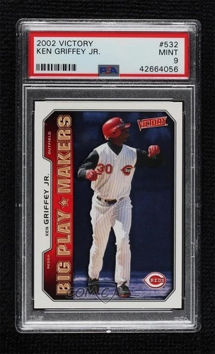 2002 Upper Deck Victory Big Play Makers Ken Griffey Jr #532 PSA 9 MINT HOF
