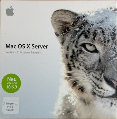 Apple Mac OS X Server Snow Leopard 10.6.3 Neu