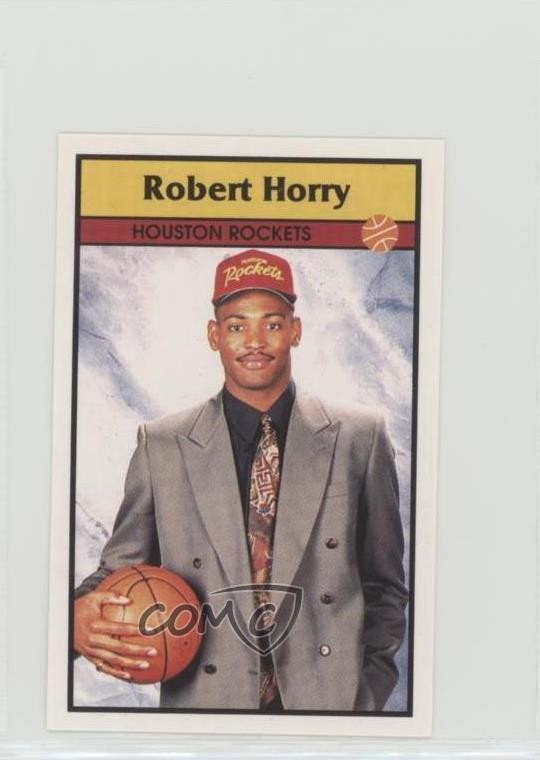 1992-93 Panini Album Stickers Robert Horry #3 Rookie RC 7m3