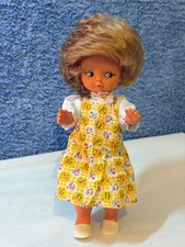 Vintage DDR East German Doll with Beautiful Hair, Excellent Condition, 20 cm