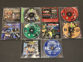 TOMB RAIDER for Playstation 1 Complete Set Collection Black Labels All CIB PS1