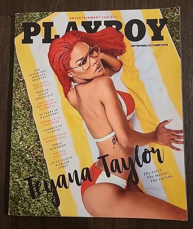 Playboy Magazine September/October 2018 Teyana Taylor Kirby Griffin  OLGA DE MAR