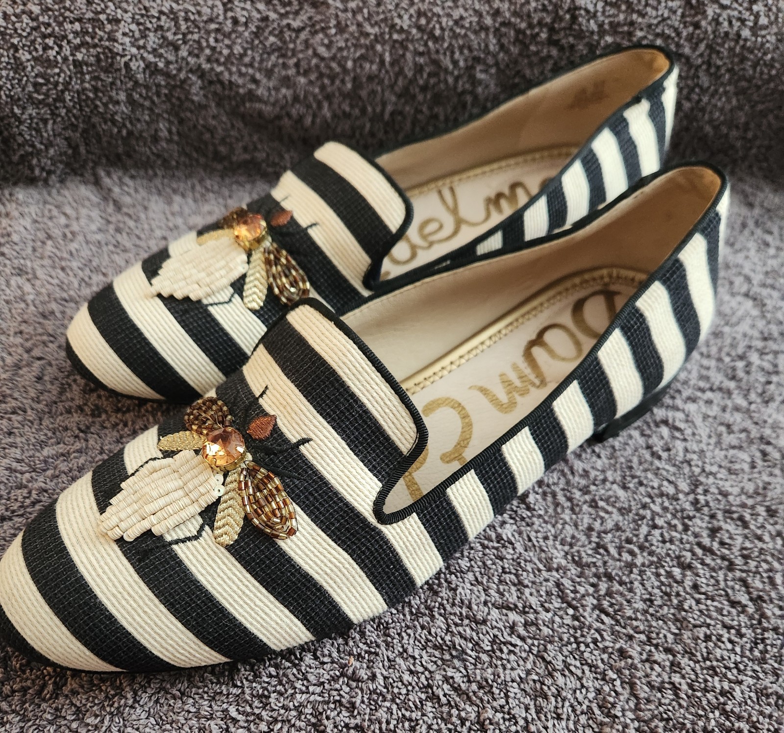 Sam Edelman Women's Slip-On Flat Loafers Size 8.5M  EUC