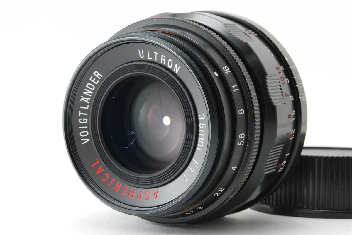 Voigtländer Camera Lenses 35mm Focal f/1.7 Maximum Aperture for