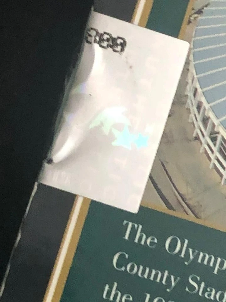 1996 Centennial Olympic Games Souvenir Dollar Mint Silver Coin Gymnastics - Image 4 of 4