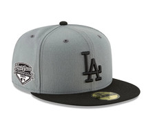 Los Angeles Dodgers  2025 World Series Champions Storm Gray 59FIFTY Fitted Cap