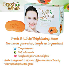 Fresh  White Papaya Whitening Soap - For All Skin Types EXP DATE: 05/2027 