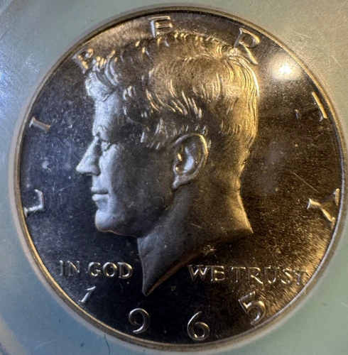 Uncirculated 1965 Philadelphia Mint 40% Silver Kennedy Half Dollar DCAM.