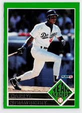 Darryl Strawberry 1992 Fleer Team Leaders #16 Los Angeles Dodgers