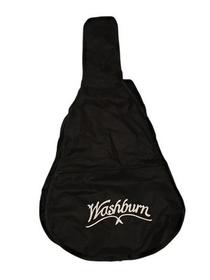 Washburn Acoustic Guitar Black Gig Bag Case Handle/Strap Padded  Outer Pouch