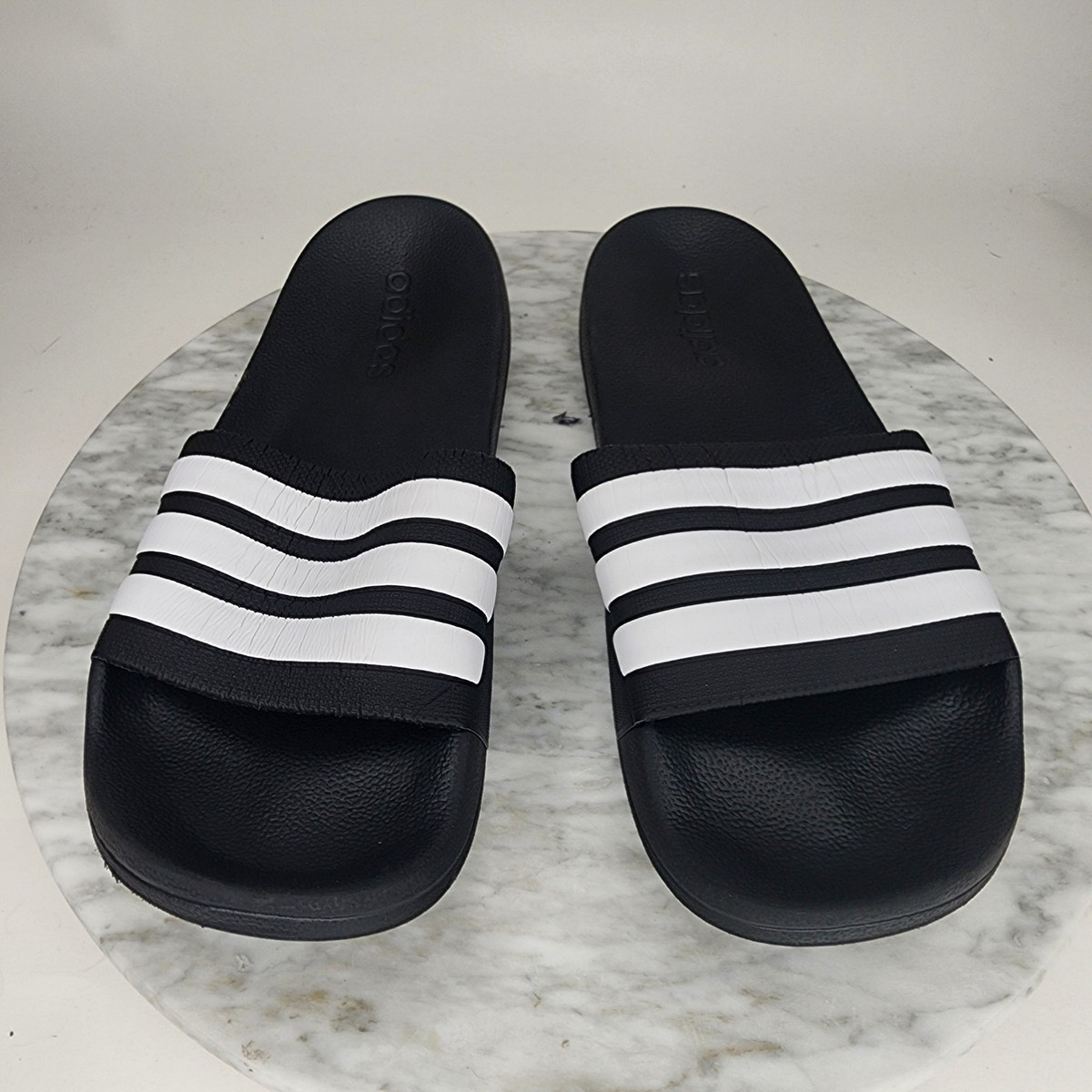 New Adidas Men\'s Adilette Cloudfoam Slides size 10 adidas Men main image 3