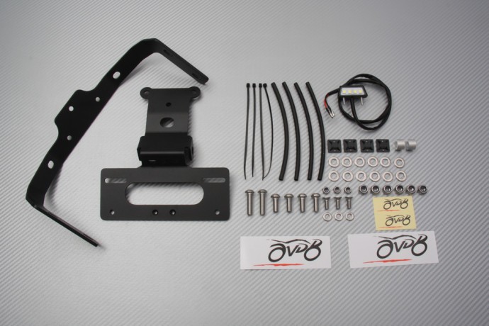 Kit support de plaque pour Harley V-Rod Muscle 1250 VRSCF anti vibrations