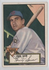 1952 Topps Hank Sauer (Black Back) #35 d0u