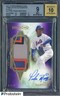 2021 Topps Diamond Icons Purple Pedro Martinez HOF GU Patch /10 BGS 9 w/ 10 AUTO