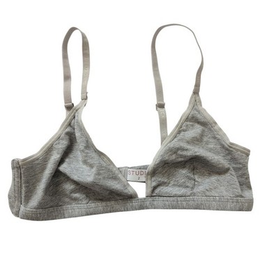 La Perla Studio 2 Everyday Loungewear Gray Triangle Bra - Size 34C - Modal Soft