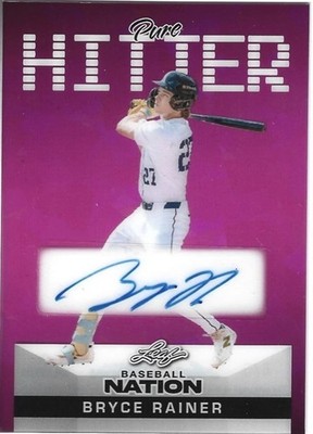 Bryce Rainer RC Auto 6/6 Super Rare Purple Crystal Detroit Tigers ONLY 6 EXIST!!
