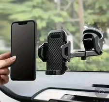 Universal 360° Rotation Car Phone Holder – Suction Cup Mobile Stand