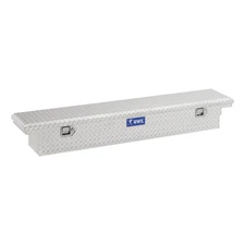 69" Slim-Line Truck Bed Tool Box With Low-Profile Toolbox Storage UWS - Aluminum