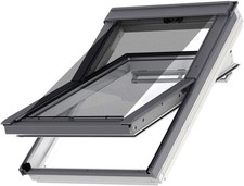 VELUX Hitzeschutz-Markise B76xH141cm Schwarz für Dachfenster Neu