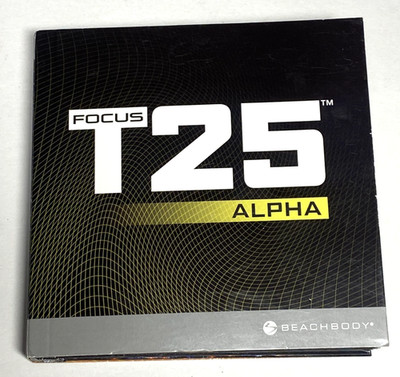 Focus T25 Alpha Beta 9 Workout DVD (One DVD Missing) Beachbody 2013