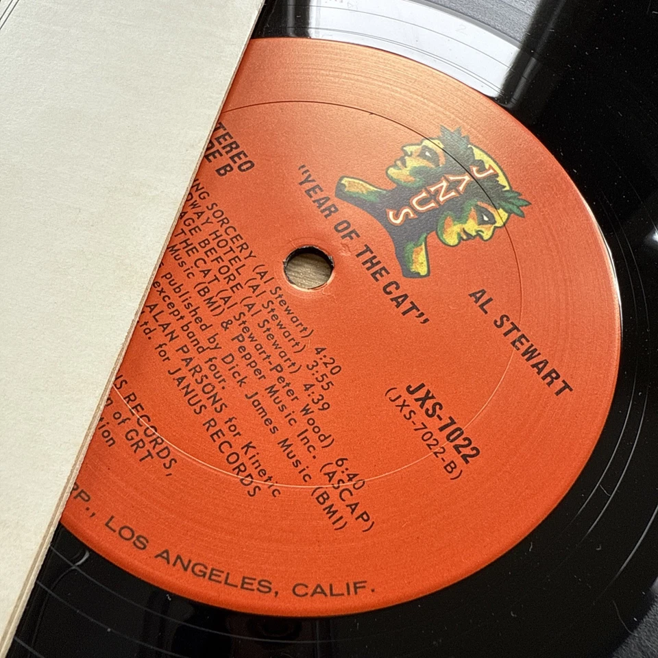 1976 AL STEWART  "YEAR OF THE CAT"  1st US Press Complete Excellent Condition Foto 4 de 4