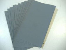 25PC 1/2 SHEET 5 1/2" x 9" 8 MICRON WET OR DRY SANDPAPER MADE IN USA