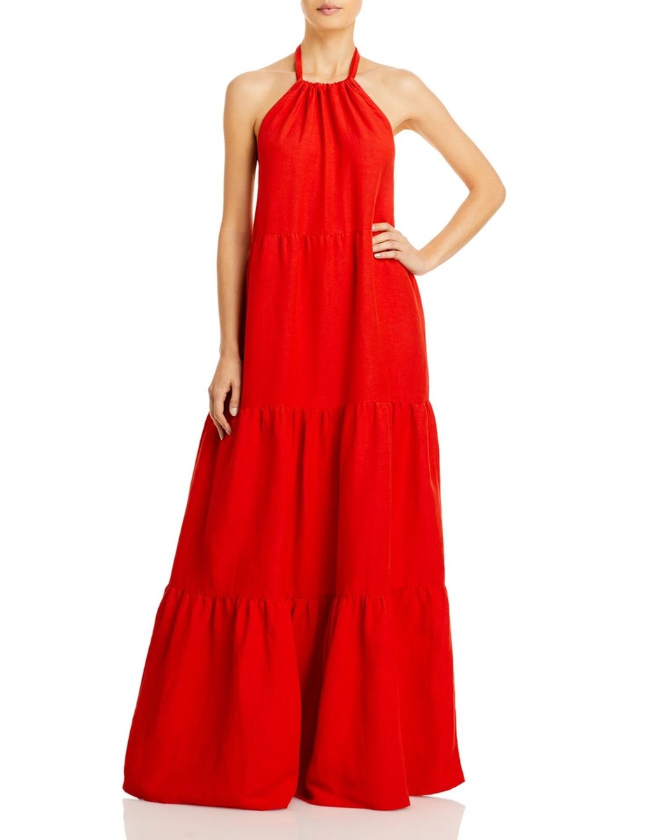 ワンピース herlipto striped sleeveless long dress herlipto Striped Sleeveless Long Dress