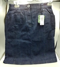 LL Bean Stretch Denim Skirt