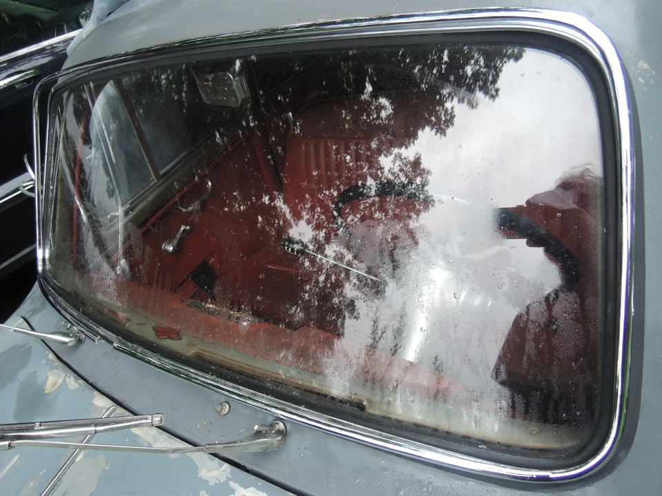 LANCIA APPIA Serie 2/3 Re-Cromado ORIGINAL Parabrisas AJUSTE CROMADO Foto 3 de 4