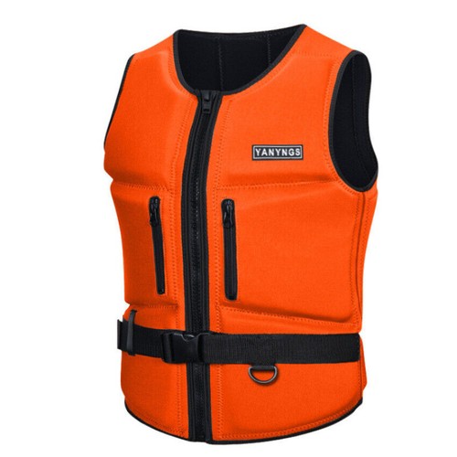 Life Jacket Adult Slim Vest Surfing Motorboat Buoyancy Snorkeling Swimming Suit - Picture 14 of 21