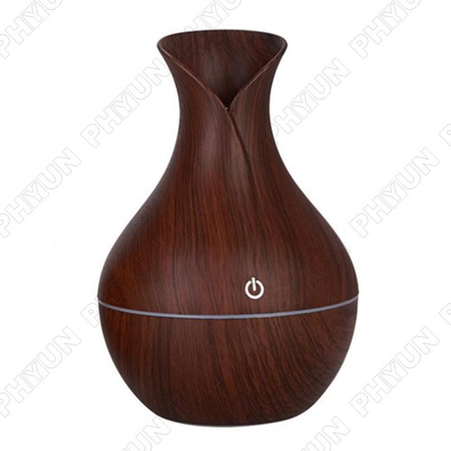 Aromatherapy Humidifier Wood Grain Vase Essential Oil Diffuser Humidifier 130ml - 第 2/6 張圖片