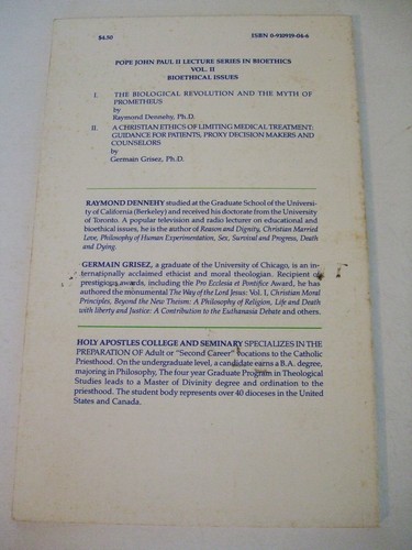 Pope John Paul II Lecture Series in Bioethics. Vol. II (2): Bioethical Issues - Imagen 2 de 5
