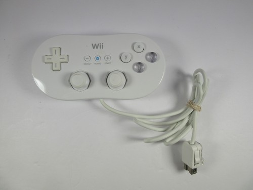 Original Nintendo Wii Classic Controller weiß RVL-005 funktioniert getestet