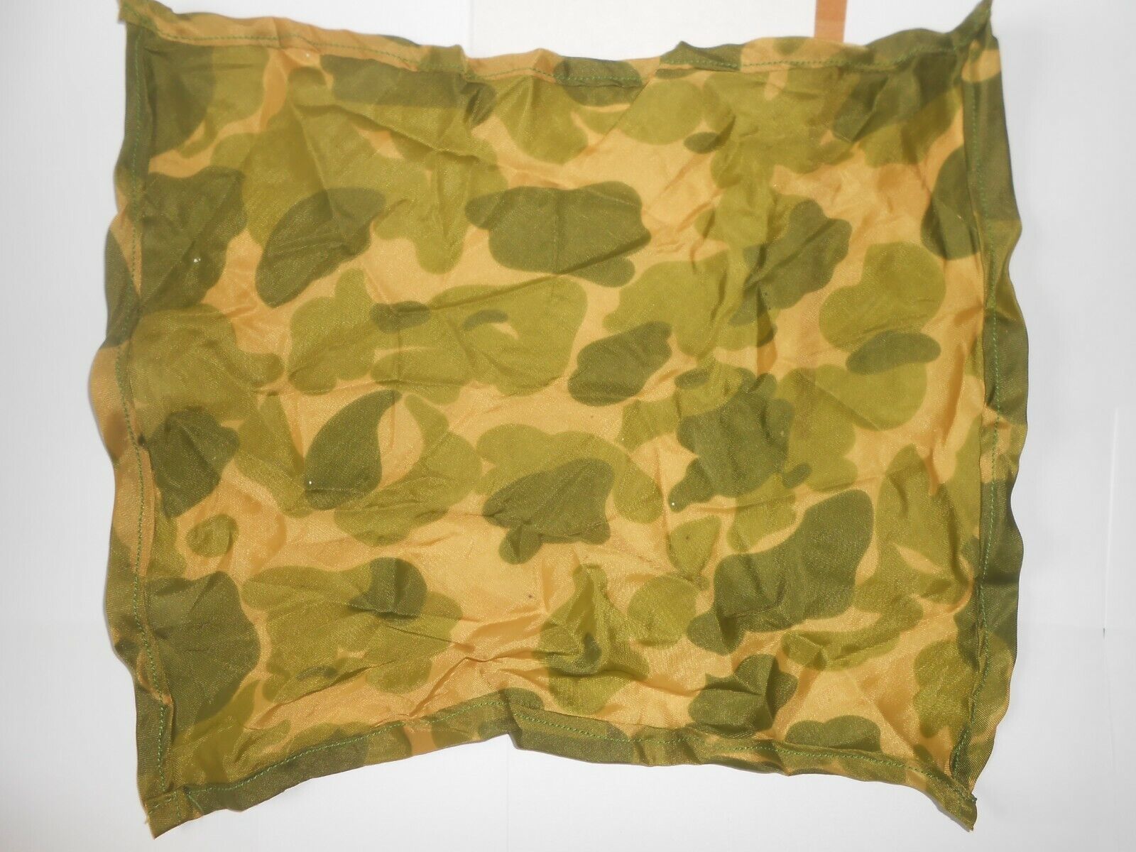 small piece original US camouflage parachute silk foot square 33cm souvenir 2ww