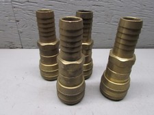 Perfecting Coupling Series D Quick Connect 1/2" Inlet x 3/4" Hose Barb Lot of 4