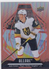 2022/23 ALLURE..JACK EICHEL..SUNRISE..CARD # 80..GOLDEN KNIGHTS..COMBINED SHIP