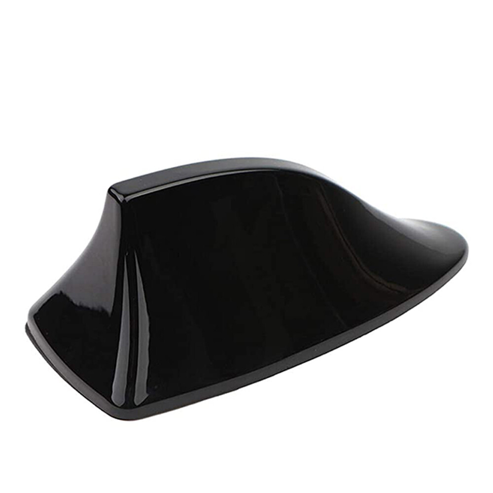 Black Shark Fin Antenna Cover for Car Trim Signal Radio AM/FM Aerial Universal A