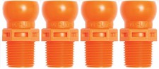 1/2" Loc-Line To 3/8" Male NPT Pack of 4 Connectors Loc-Line USA 51804