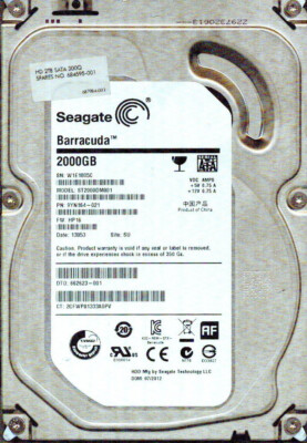 ST500DM002, SN: W2AMV443, WU, PN: 1BD142-500, FW: KC45, Seagate 500Gb 3.5 HDD