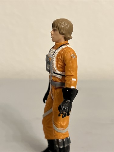 FIGURA DE ACCIÓN STAR WARS LUKE SKYWALKER 4” HASBRO DE COLECCIÓN (1998) JUGUETE (USADO) - Imagen 10 de 12