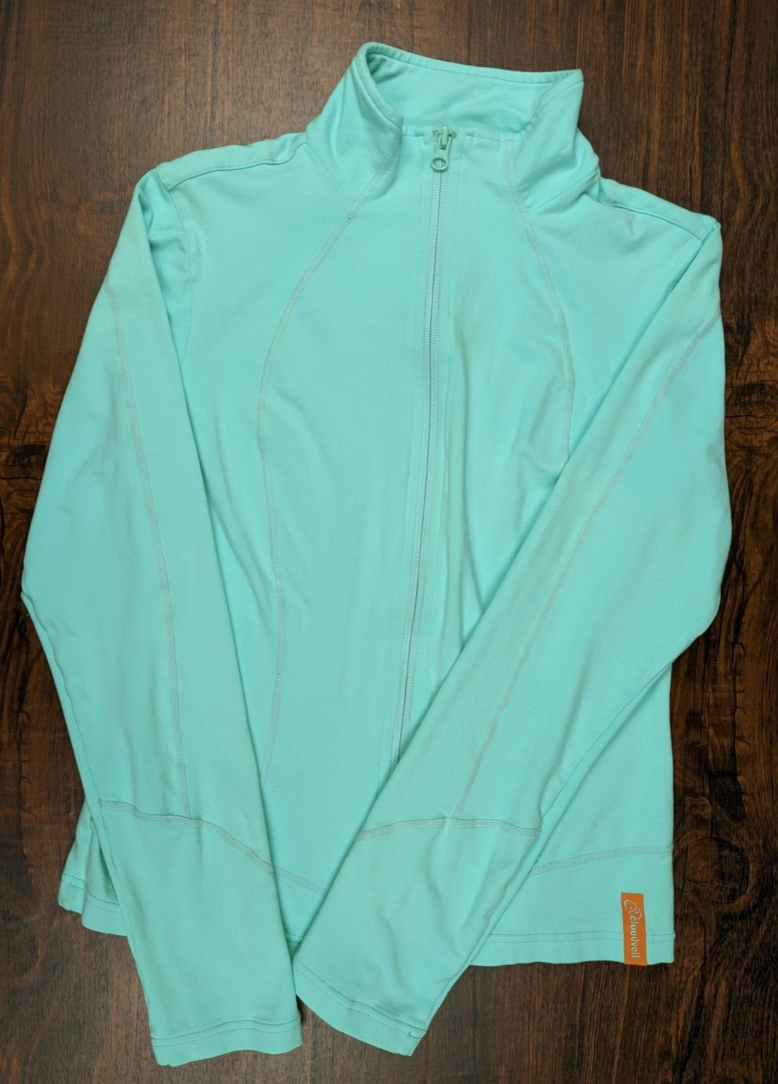CLOUDVEIL Jacket Medium Mint Green Full  Zip Ligh… - image 2