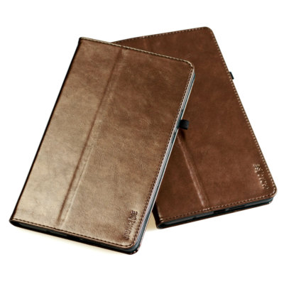 Premium Leather Cover for Huawei MediaPad T3 10.1'' Tablet Protective Case Brown