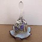 Fenton Art Glass Bell Signed Fredrick Commemorative 95th Anniversary Ruffled