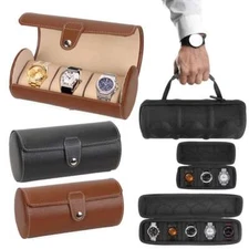 3 / 5 Slot Travel Watch Roll Case Display Case Organizer Jewelry Storage Box