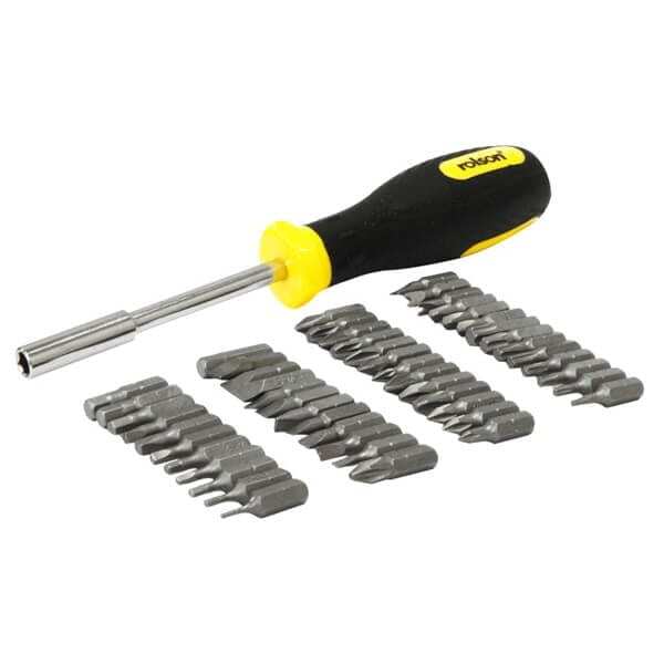 Rolson 51pc Screwdriver & Bit Set 28429
