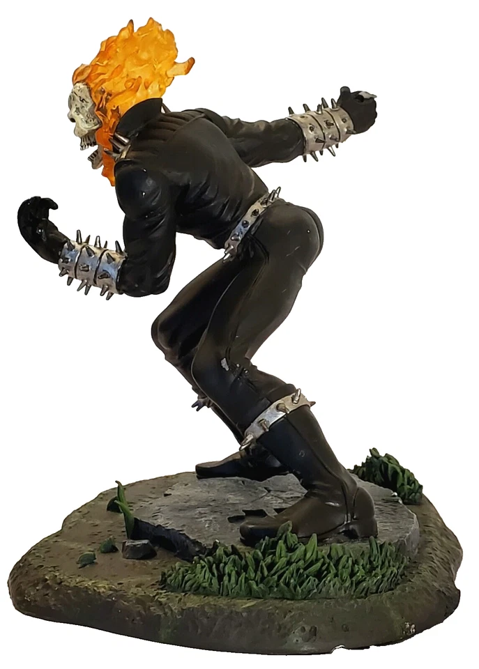 Ghost Rider Marvel Heroes Corgi Limited Estatua de Metal Pintada a Mano #1969/2500 Foto 2 de 4