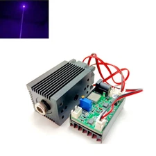 Violet/Blue Dot 405nm 50mW/100mW/200mW/400mW Focusable Laser Module 12V w/ TTL